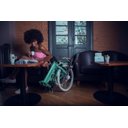 Ver imagem 4 de Bicicleta Dobrável Fenix Verde Light Kit Marcha Shimano 6 Velocidades Echo Vintage