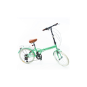 Ver imagem 1 de Bicicleta Dobrável Fenix Verde Light Kit Marcha Shimano 6 Velocidades Echo Vintage