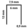Perfil U para Neon de Led 8x12mm Preto 2x1m Rischio Ilunato - 4