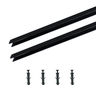 Perfil U para Neon de Led 8x12mm Preto 2x1m Rischio Ilunato - 1