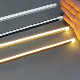 Perfil U para Neon de Led 8x12mm Preto 2x1m Rischio Ilunato - 3