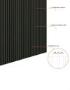 Ver imagem 5 de Conjunto Home Suspenso com Painel Ripado TV até 75 Jendal Cor:Grafite