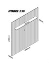 Ver imagem 2 de Conjunto Home Suspenso com Painel Ripado TV até 75 Jendal Cor:Grafite