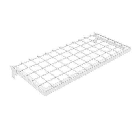 Prateleira para cremalheira modelo em tela 60X25 cm Comac - Branco