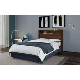 Cabeceira Casal Elite Docelar Móveis - Imbuia Prime - 1