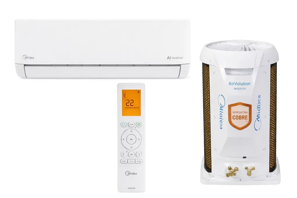 Ver imagem 1 de Ar Condicionado Midea Ai Airvolution Inverter 9.000 Btu/h Frio 220v R32 42efvca09m5