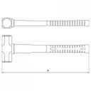 Ver imagem 2 de Marreta Oitavada Cobre Berílio Tramontina PRO 2,5kg