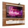 Painel Para TV Smart até 60 Polegadas c/ Prateleira 2 Portas Arezzo Zanzini Nature / Off White - 1