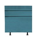 Ver imagem 1 de Cabeceira Estofada Argentina 100cm Solteiro para Cama Box Quarto Suede Azul Turquesa - Gat Magazine