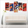 Quadro Decorativo A Liga Da Justiça Quadrinhos Desenho - 3