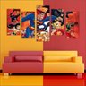 Quadro Decorativo A Liga Da Justiça Quadrinhos Desenho - 4