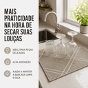 Ver imagem 3 de Aparador de Louças Poliéster e Nylon 45cm x 40cm:Bege