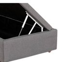 Ver imagem 3 de Base Baú para Cama Solteiro Orthomax Abertura Lateral 88x35