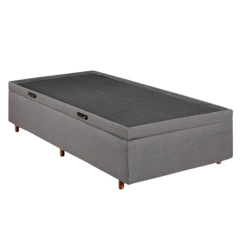 Base Baú para Cama Solteiro Orthomax Abertura Lateral 88x35