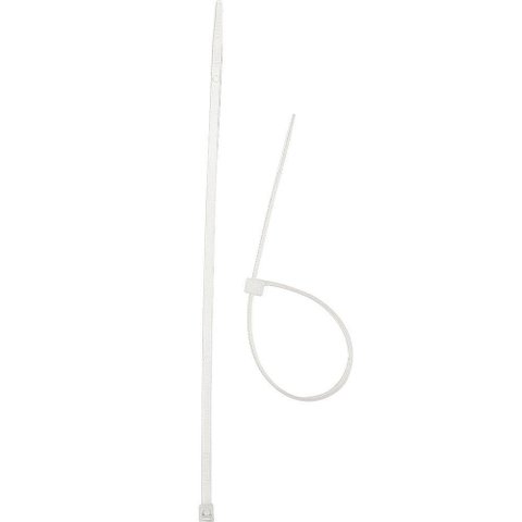 Abraçadeira de Nylon 202x3,7x1,5 Mm Tramontina Branca