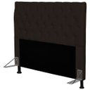 Ver imagem 1 de Cabeceira Cristal 160 para Cama Queen Corino Marrom Js Móveis