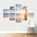 Ver imagem 1 de Quadro Paisagens Surf Surfe Prancha Esporte Praia Sol Canvas
