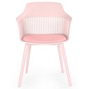 Ver imagem 3 de Kit 10 Cadeiras de Jantar Estofada Marcela - Rosa