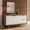 Ver imagem 4 de Aparador Buffet Vicenza Cinamomo Off White - New Ceval