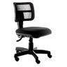 Cadeira Poltrona Executiva Com Encosto Tela Mesh Design Preto - 1