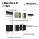 Ver imagem 4 de Armário de Cozinha Completa 270 cm Branco/Preto Agata Madesa 12