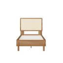 Ver imagem 5 de Kit Cama Solteiro com Mesa Cabeceira Palhinha Oslo Hanover 27058