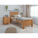 Ver imagem 2 de Cama Solteiro Athenas - Lopas Amendoa Clean