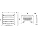 Ver imagem 2 de Conjunto Assento e Encosto Iso Azul