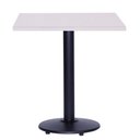 Ver imagem 1 de Mesa Zeta 77,50 cm (Altura) com Tampo em MDP Quadrado 70 cm Branco