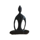 Ver imagem 1 de Escultura Yoga Zen Budista Meditação - 15 Cm Altura - Toque 3D:Preto