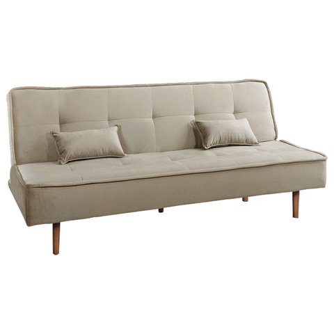 Sofá Cama Silver 3 Lugares Reclinável Suede 192 Cm Speciale Home