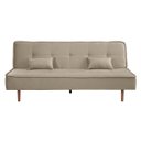 Ver imagem 4 de Sofá Cama Silver 3 Lugares Reclinável Suede 192 Cm Speciale Home