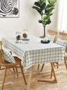 Ver imagem 4 de Toalha de Mesa Quadriculada Off White/preto 100% Algodão