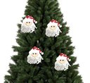 Ver imagem 3 de Jogo Carinha Papai Noel Pelúcia Premium 15cm 4 Unidades - Master Christmas