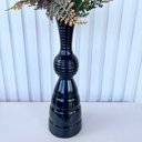 Ver imagem 4 de Decoração sala vaso preto alto moderno brilho com planta