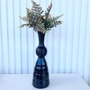 Ver imagem 3 de Decoração sala vaso preto alto moderno brilho com planta