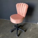 Ver imagem 2 de Cadeira Mocho Pétala Veludo Rose Gold Escuro - In9 Decor