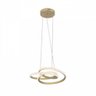 Pendente Led Kena 38W 3000K Dourado 2150 Nordecor - 1