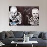 Quadro Breaking Bad Heisenberg e Pinkman Tattoo decorativo - 1