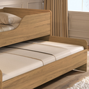 Ver imagem 5 de Bicama Solteiro Elis com 2 Colchões D33 Gold Espuma Cor: Am