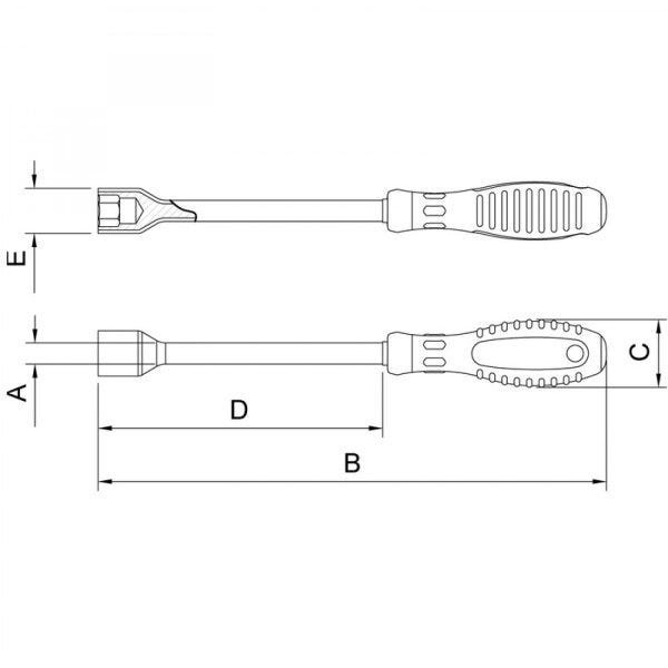 Chave Canhão Isolada Iec 3/8" Tramontina Pro - 2