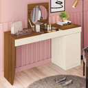 Ver imagem 1 de Escrivaninha Penteadeira Crystal Freijo/off White Cod: 664.026