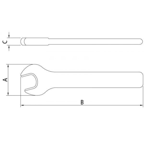 Chave Fixa Isolada IEC 12mm Tramontina PRO - 2