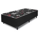 Ver imagem 1 de Cama Box Solteiro Conjugada Ortopédica 88x188x39 (5cm)