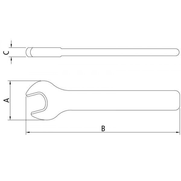 Chave Fixa Isolada IEC 19mm Tramontina PRO - 2