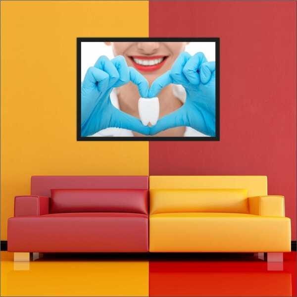 Quadro Dentista Odontologia Dente Sorriso Consultório D11 MadeiraMadeira