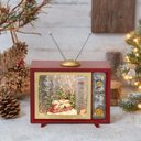 Ver imagem 2 de Tv Decor Natal Luz e Mov em Agua B de Neve no Treno 23,5cm