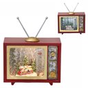 Ver imagem 3 de Tv Decor Natal Luz e Mov em Agua B de Neve no Treno 23,5cm