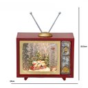 Ver imagem 4 de Tv Decor Natal Luz e Mov em Agua B de Neve no Treno 23,5cm