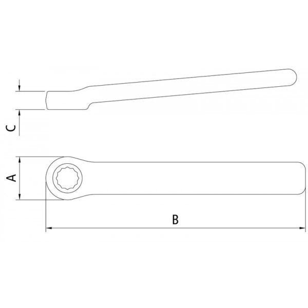 Chave Estrela Isolada IEC 8mm Tramontina PRO - 2